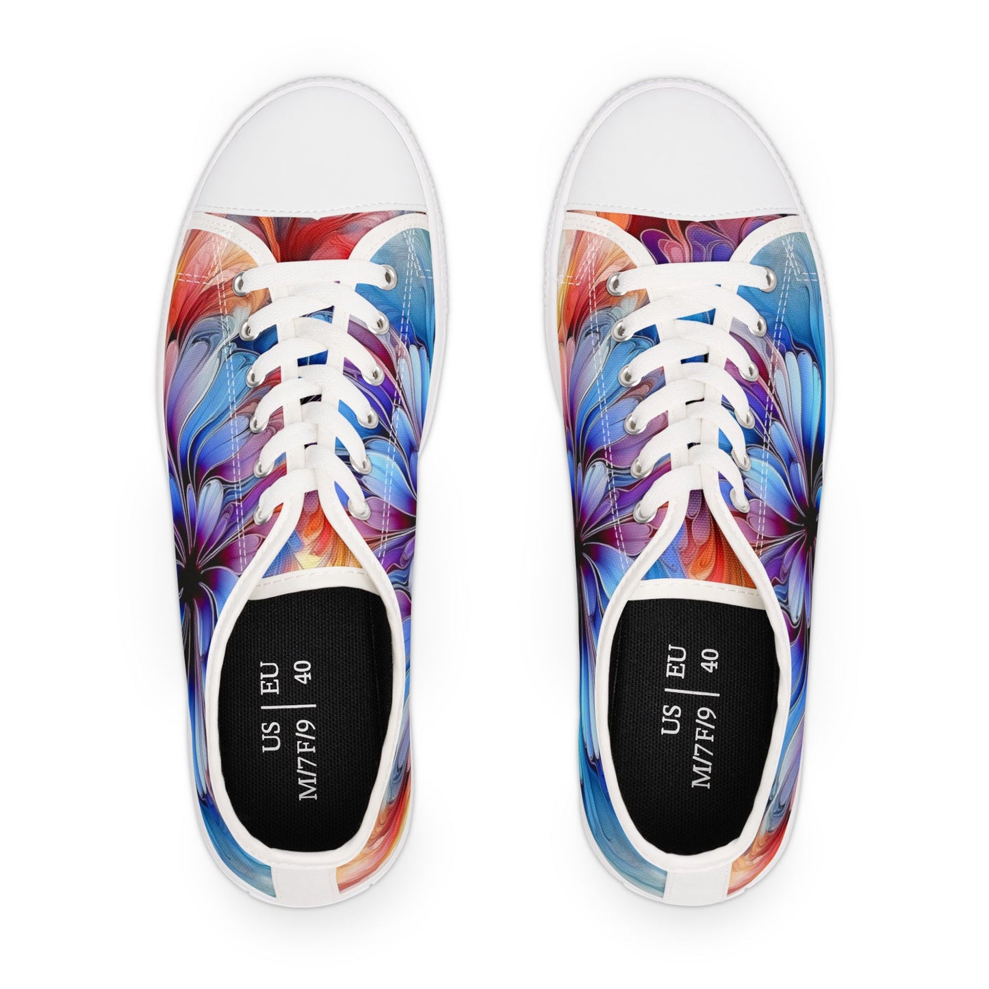 Floral Dress Sneakers-Only One Made-No Restocking