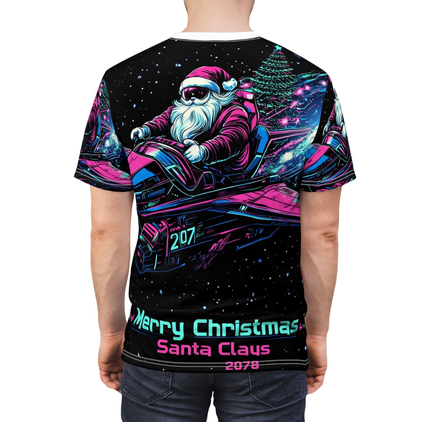 Santa Claus 2078 Tee Unisex (L)- Only One Made-No Restocking