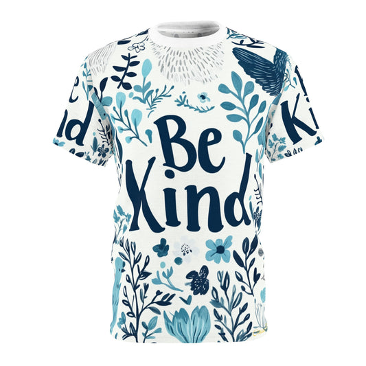 Graphic Tee with Hand-Drawn 'Be Kind' Design