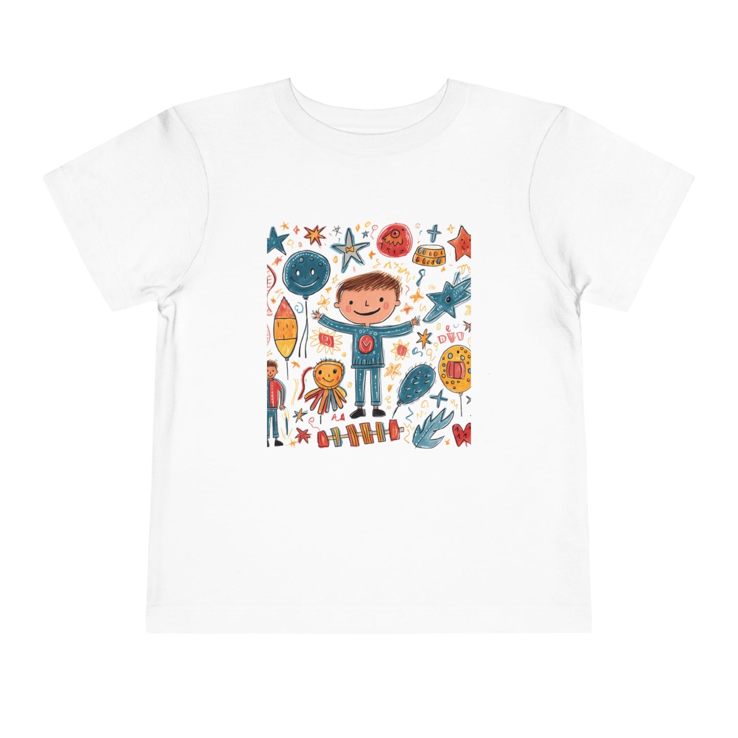 Camiseta de manga corta para niños pequeños