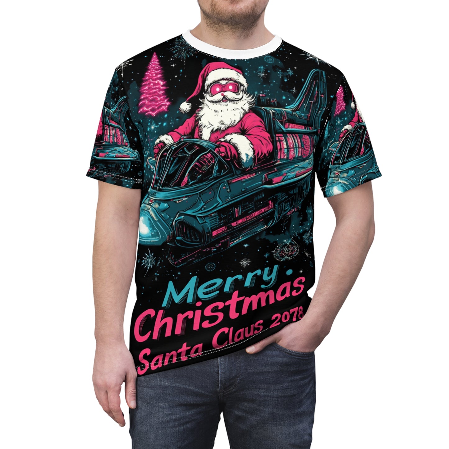 Santa Claus 2078 Tee Unisex (S)- Only One Made-No Restocking