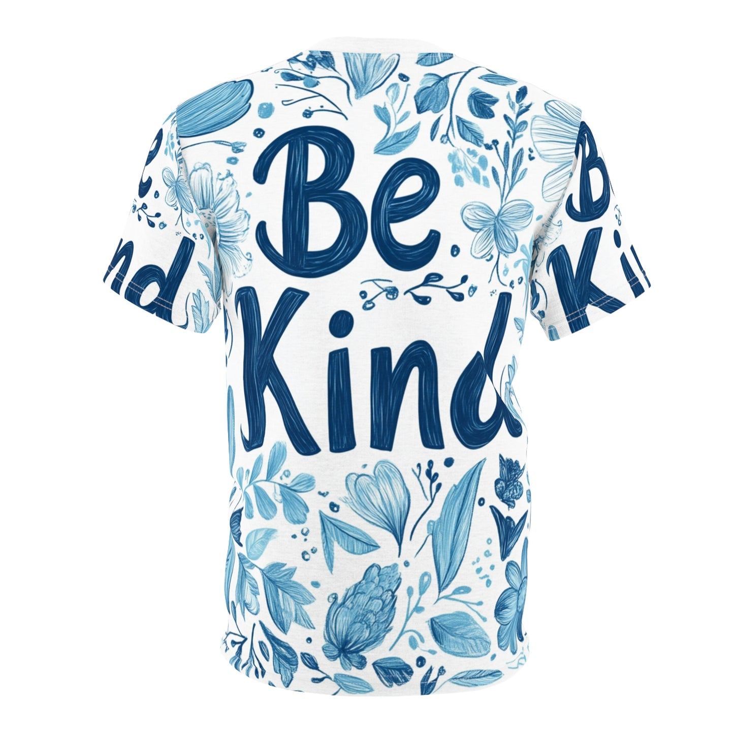 Graphic Tee with Hand-Drawn 'Be Kind' Design