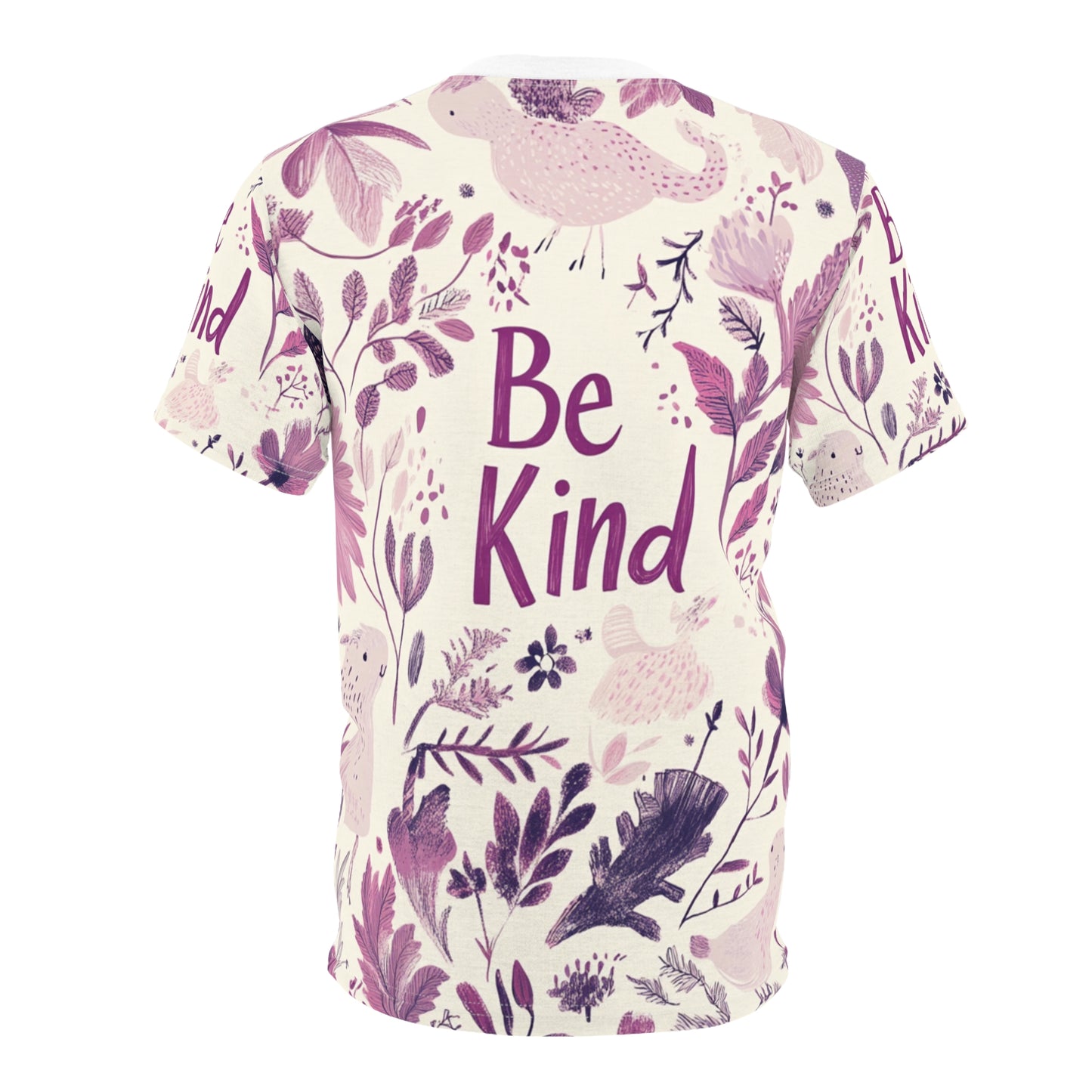 Graphic Tee with Hand-Drawn 'Be Kind' Design