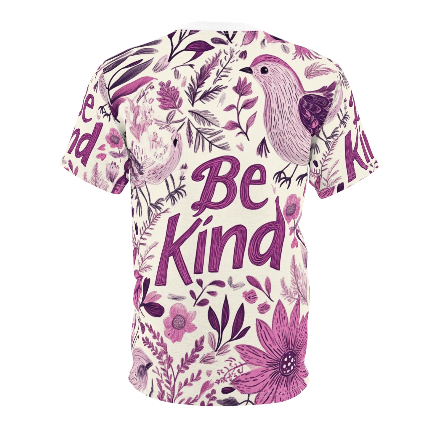 Graphic Tee with Hand-Drawn 'Be Kind' Design