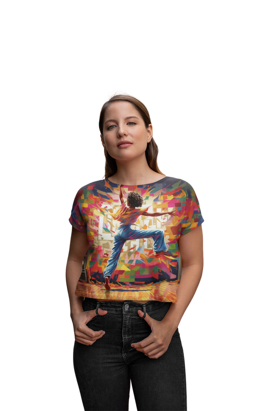 Camiseta corta para mujer (AOP)